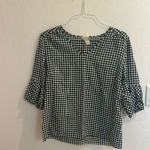 Black/White Womens Blouse